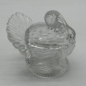 Godinger Shannon Crystal Covered Lead‎ Crystal Turkey Candy Dish